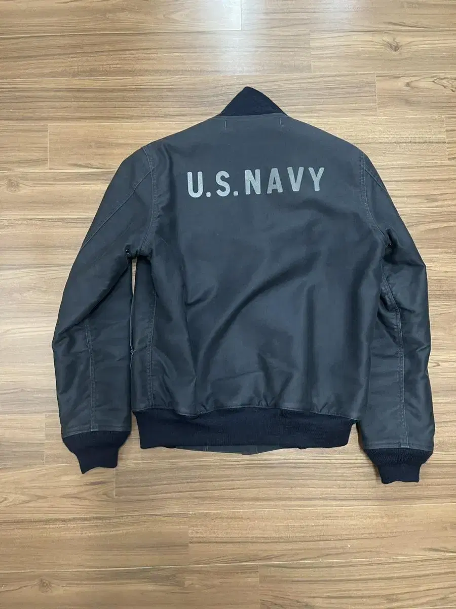 리얼맥코이 덱 자켓 US NAVY